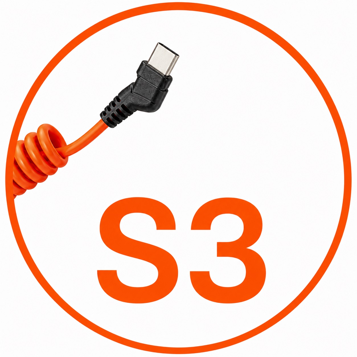 Miops kameraforbindelseskabel Sony S3 orange