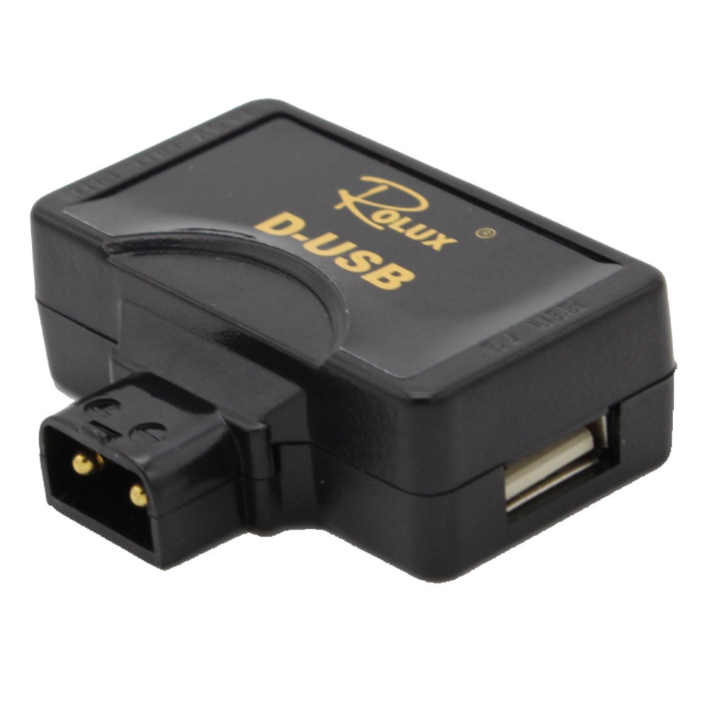 Rolux D-USB-adapter til V-mount-batteri