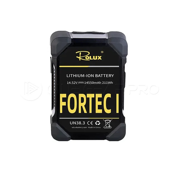 Rolux V-mount-batteri Fortec I 211 Wh 14,4 V 14550 mAh