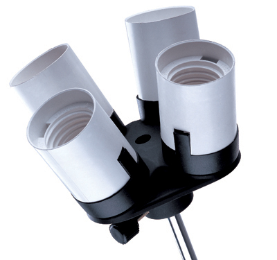Linkstar lampeholder LH-4HU til 4 lamper med paraplyholder