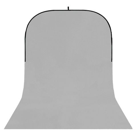 StudioKing foldbar baggrund BBT-03 grå 150x400 cm