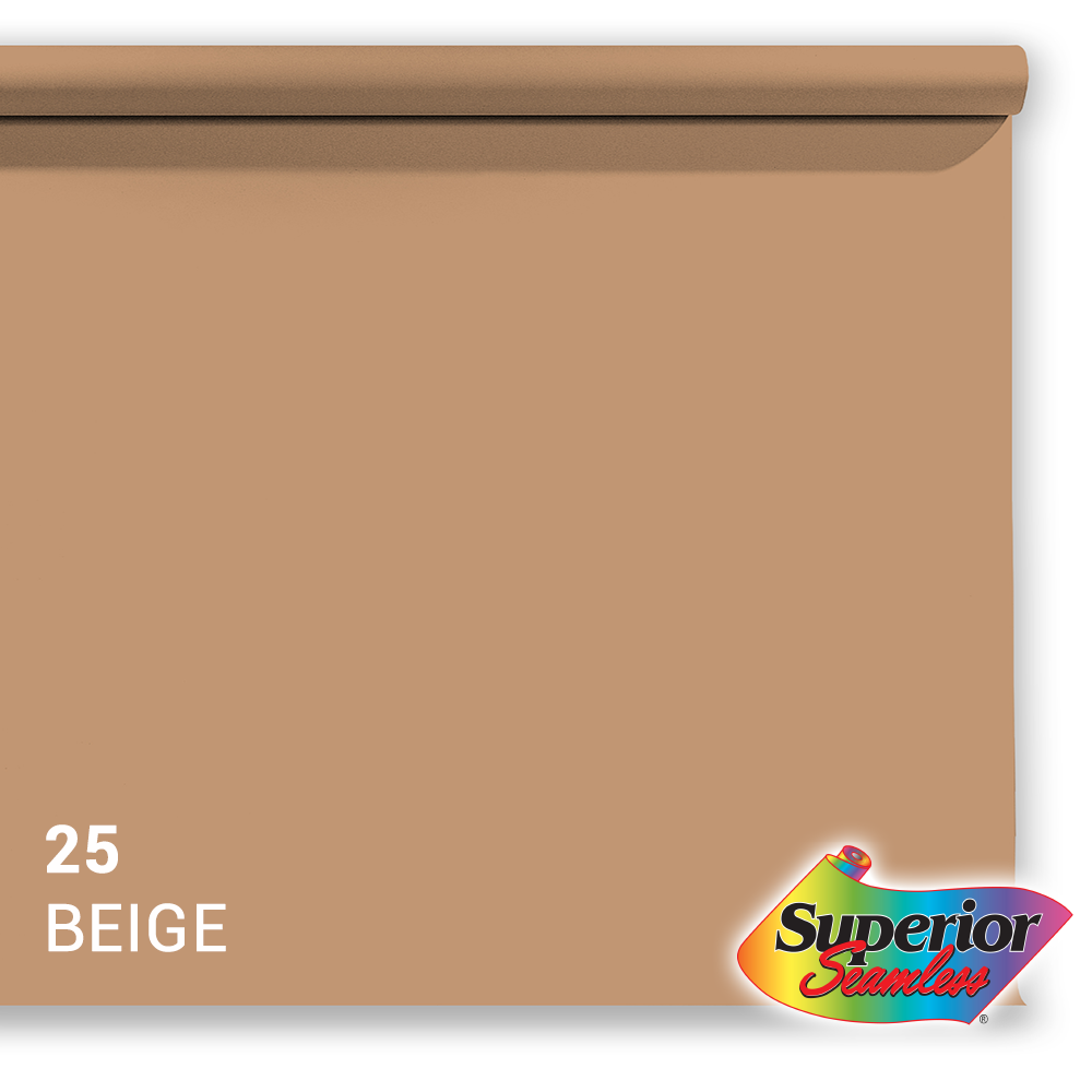Superior baggrundspapir 25 Beige 1,35 x 11 m