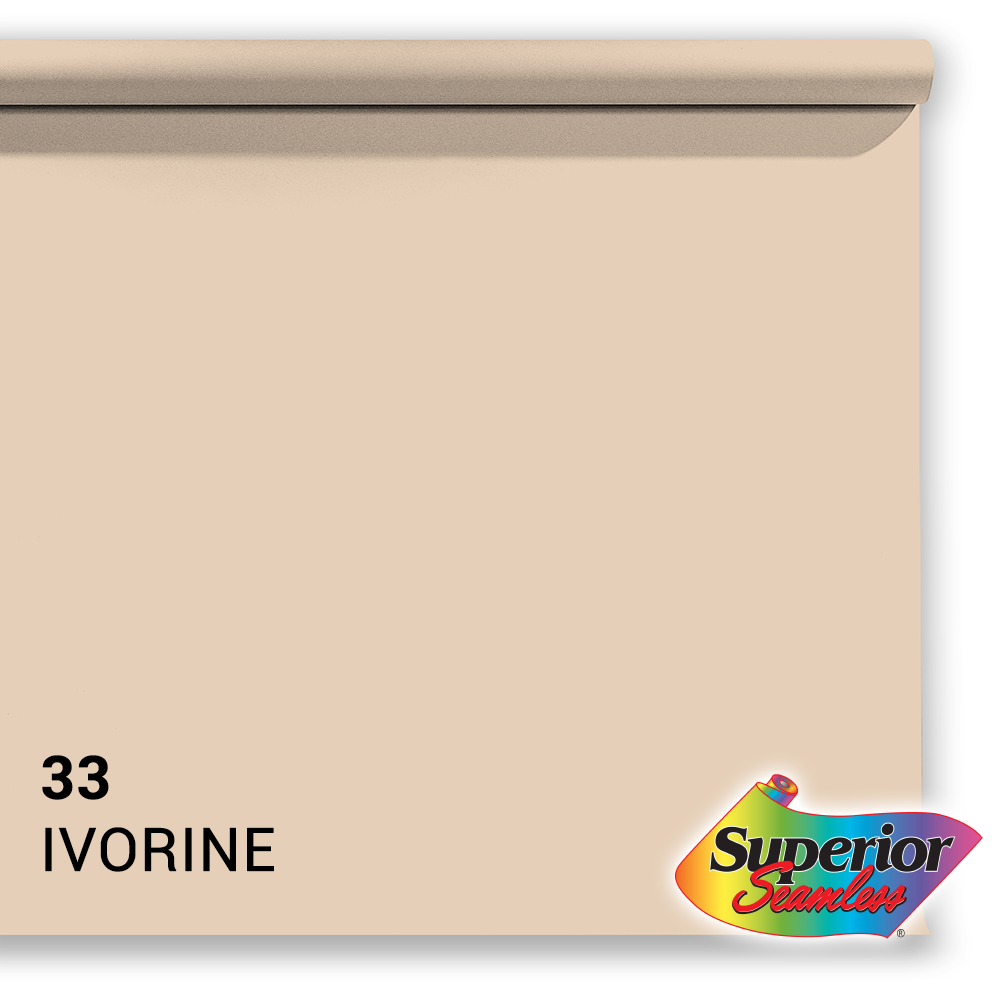 Superior baggrundspapir 33 Ivorine 1,35 x 11 m