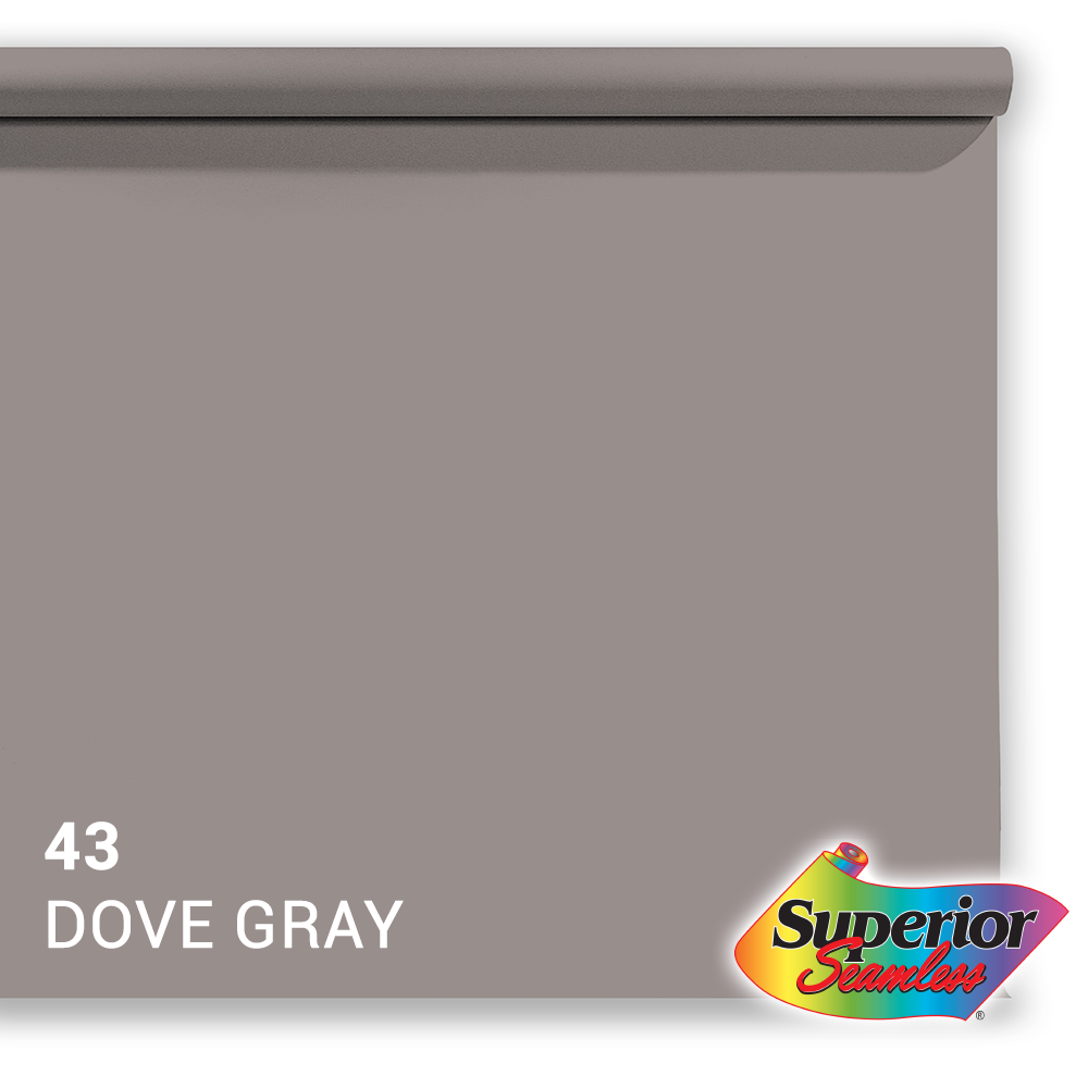 Superior baggrundspapir 43 Dove Grey 1,35 x 11 m