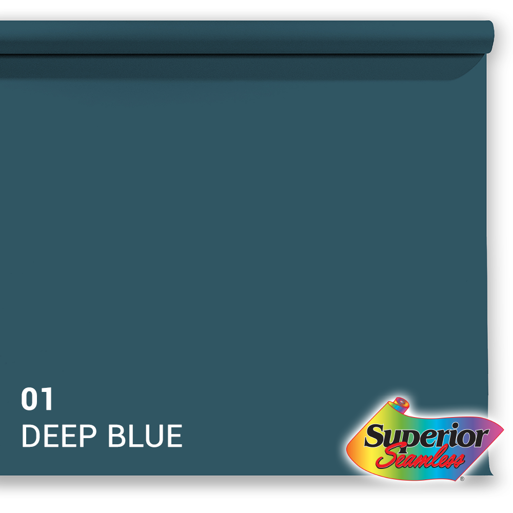 Superior baggrundspapir 01 Deep Blue 2,72 x 11 m