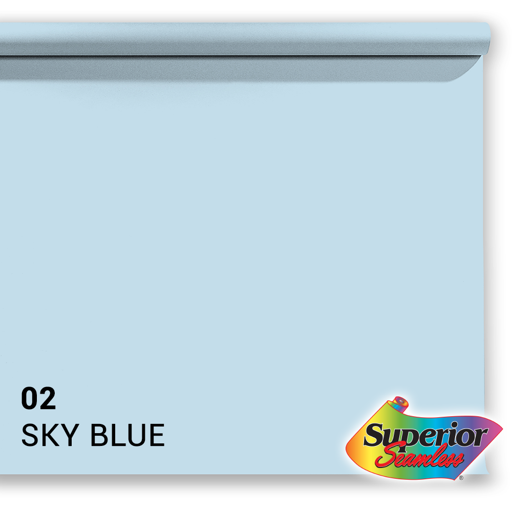 Superior baggrundspapir 02 Sky Blue 2,72 x 11 m