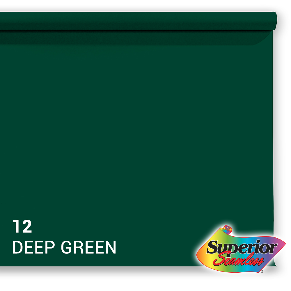 Superior baggrundspapir 12 Deep Green 2,72 x 11 m