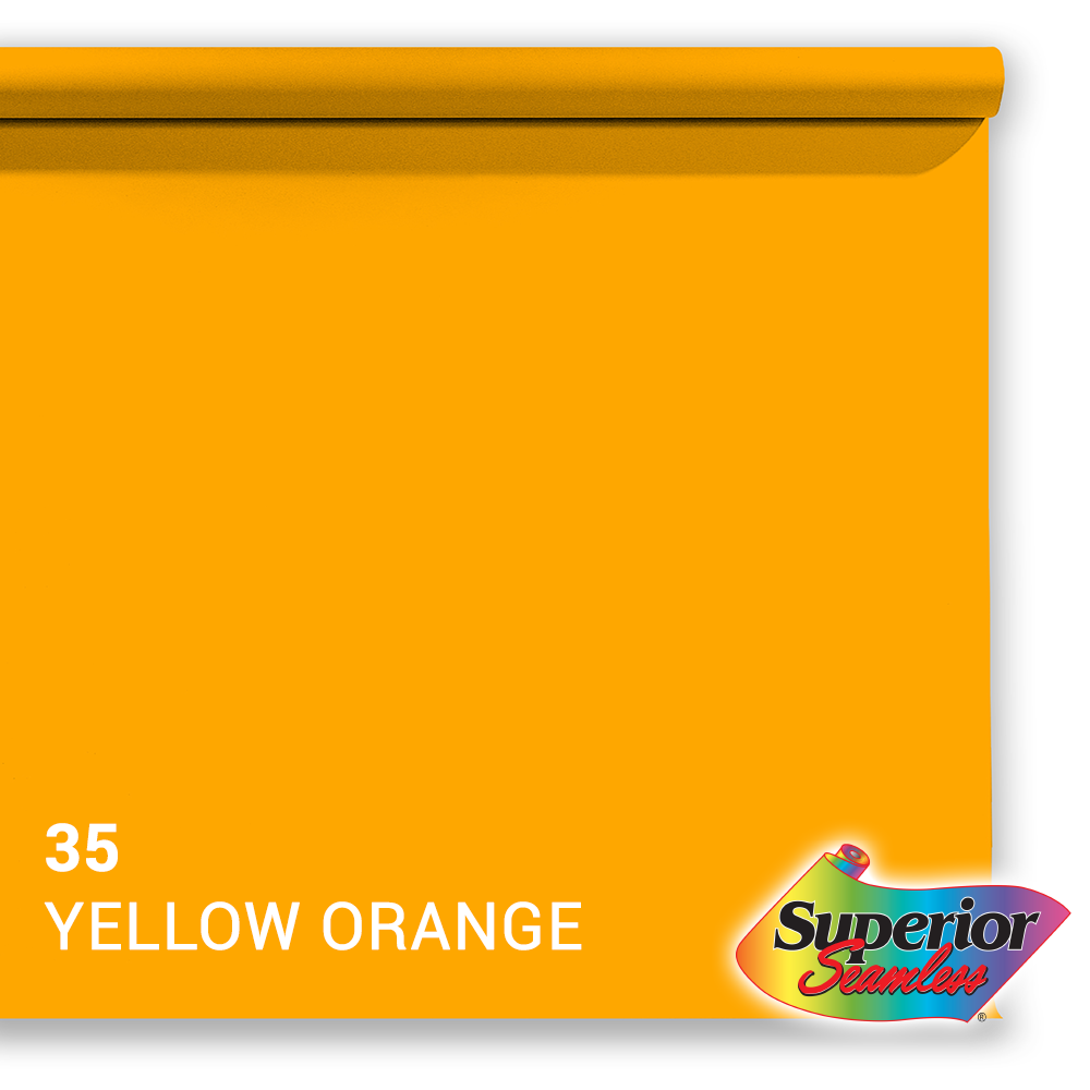 Superior baggrundspapir 35 Yellow-Orange 2,72 x 11 m