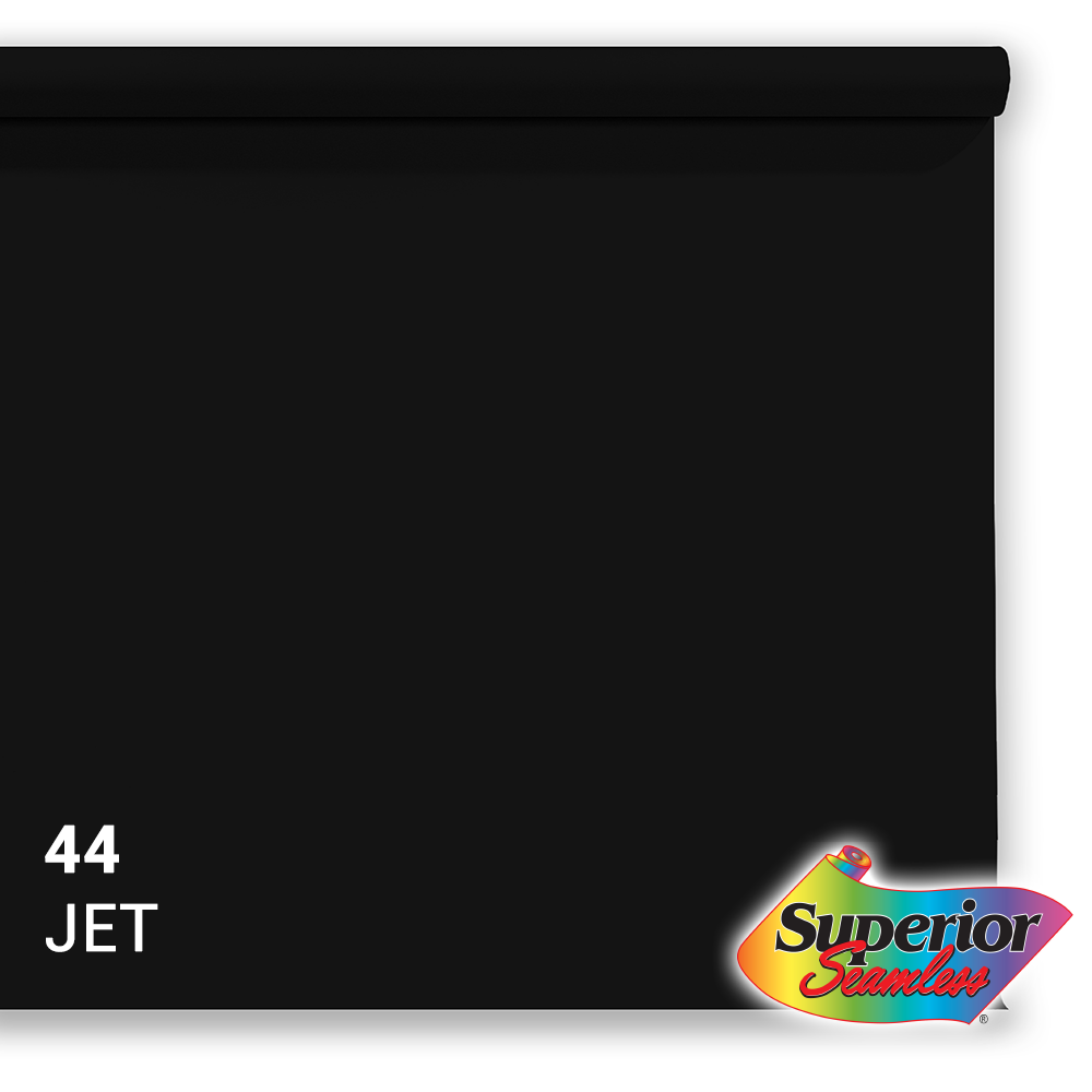 Superior baggrundspapir 44 Jet Black 2,72 x 25 m