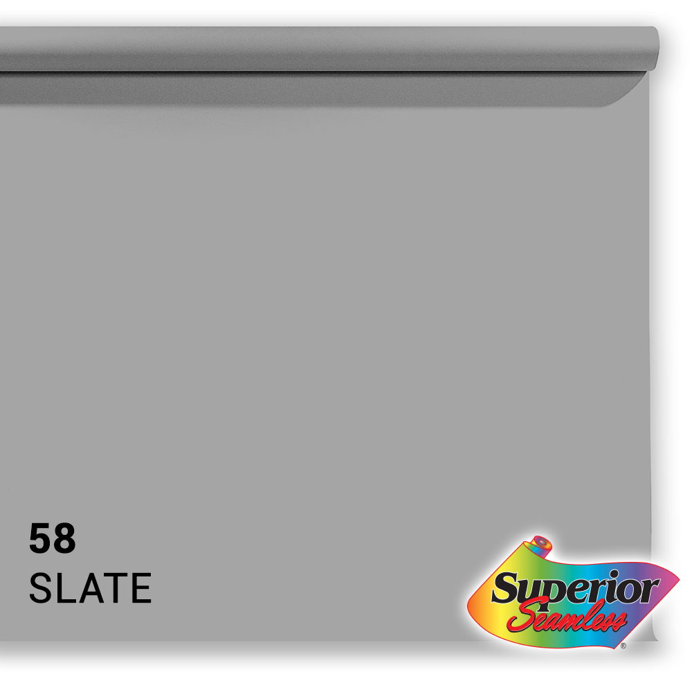 Superior baggrundspapir 58 Slate Grey 2,72 x 25 m