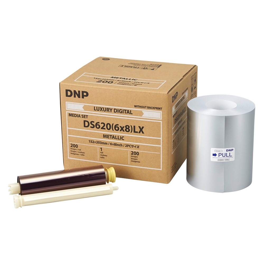 DNP metallic fotopapir 15x20 cm til DS620 1 rulle, 200 print