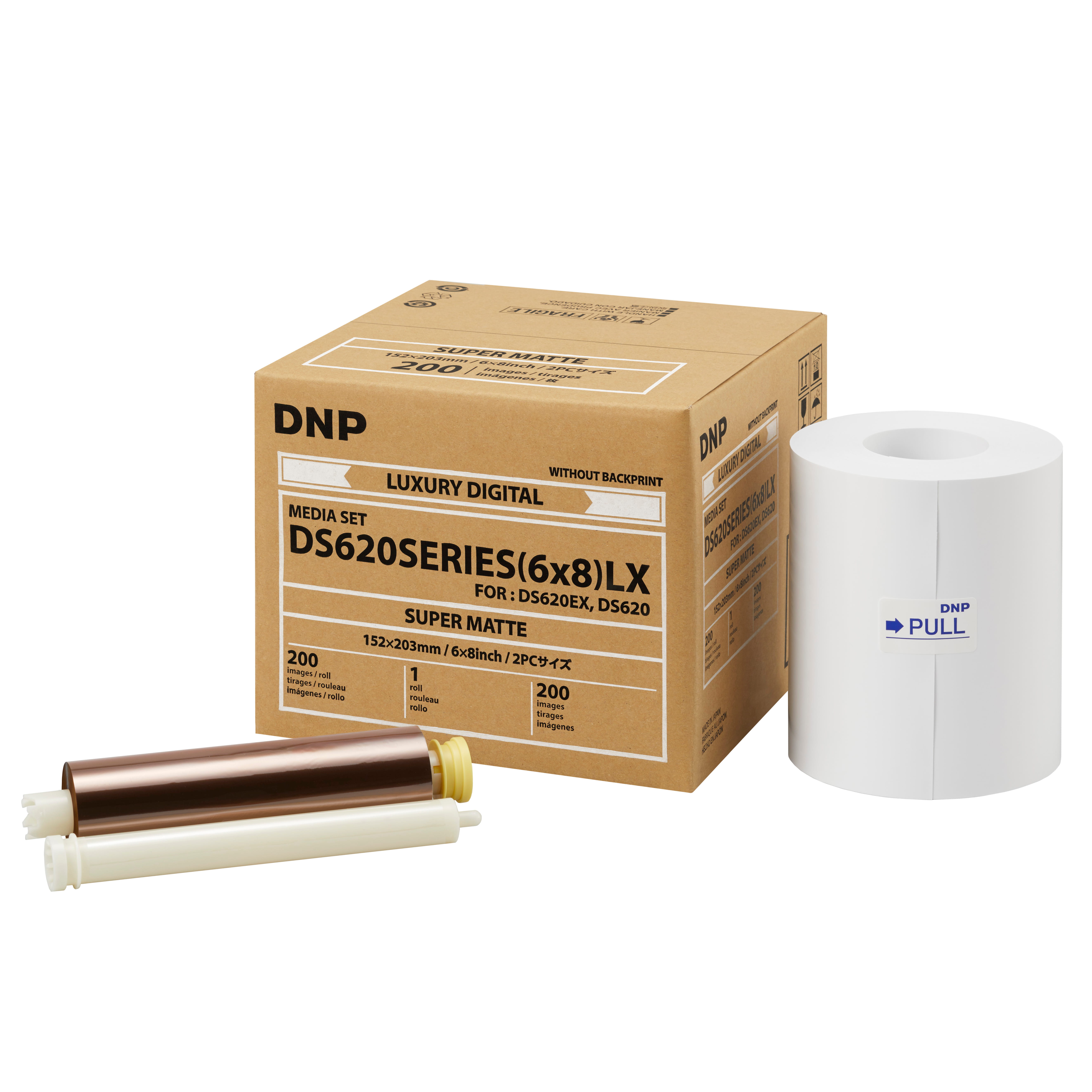 DNP fotopapir Super Matte 15x20 cm 1 rulle med 200 print til DS620