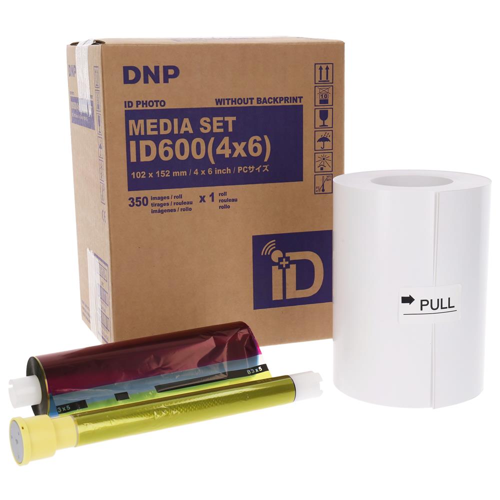 DNP ID-fotopapir 1 rulle med 350 prints 10x15 til ID600