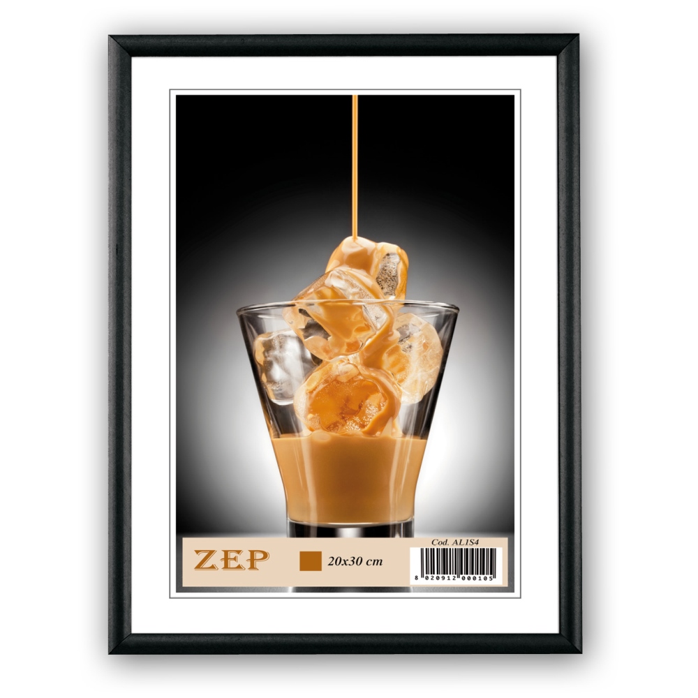 Zep fotoramme AL1B15 sort, 20x25 cm