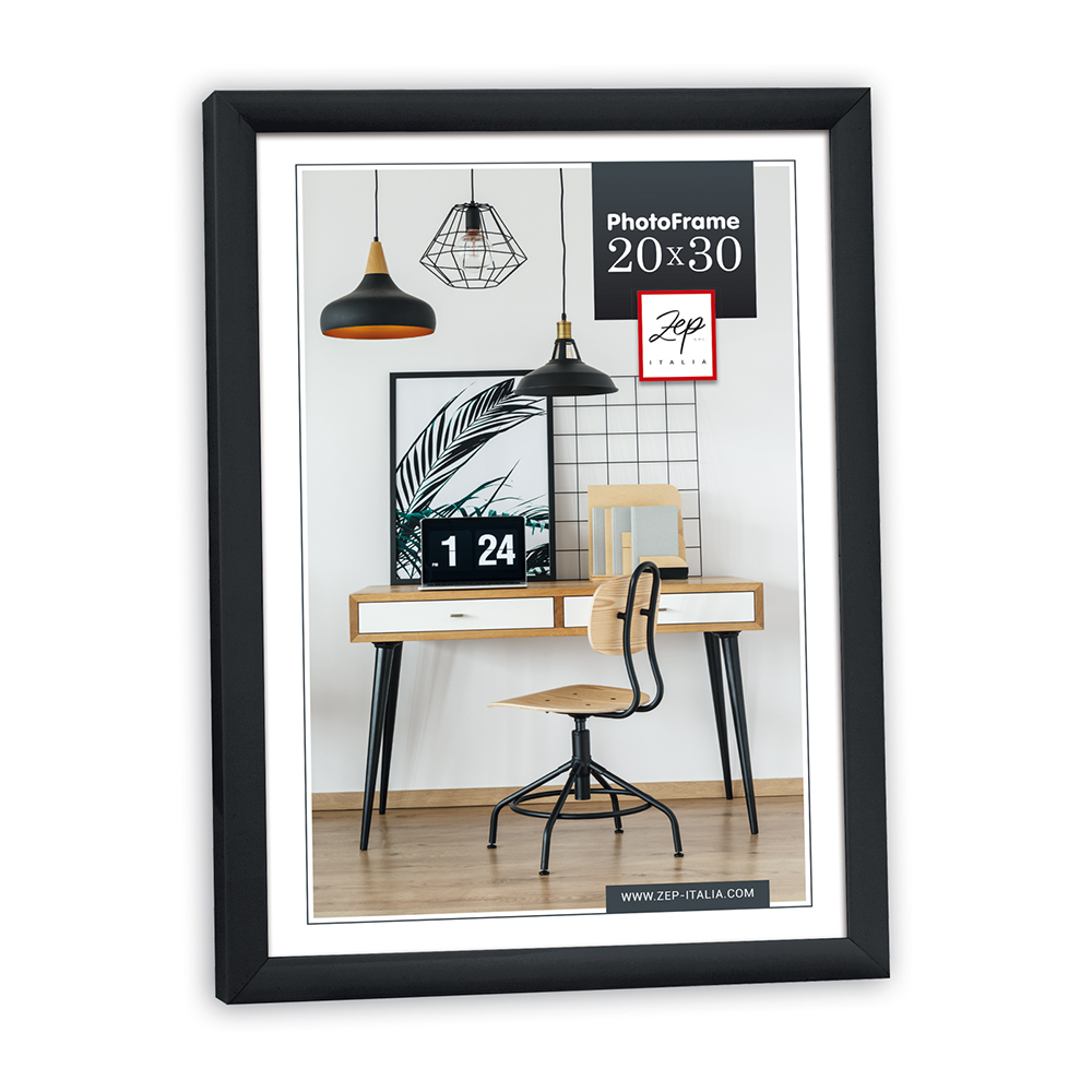 Zep fotoramme KB4 sort, 20x30 cm