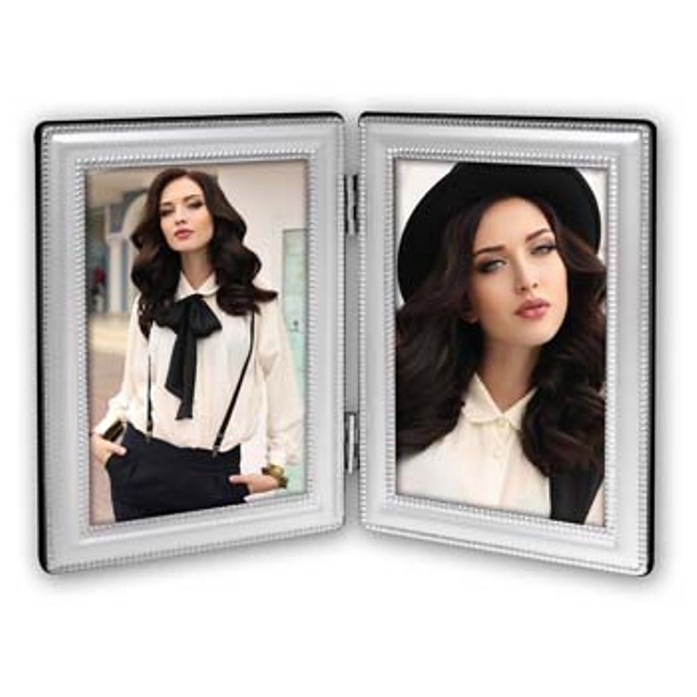 Zep dobbelt fotoramme 22DS4-4 Silver Frame sølv, 2x 10x15 cm