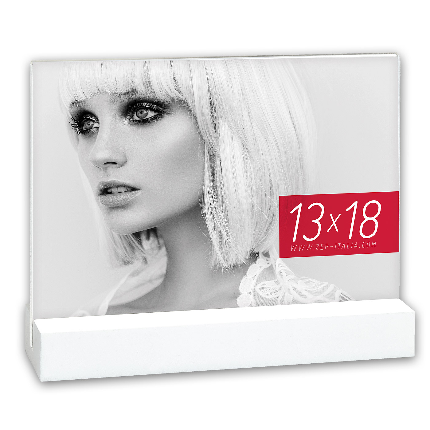 Zep akrylramme AQ668W Dresda hvid, 15x20 cm