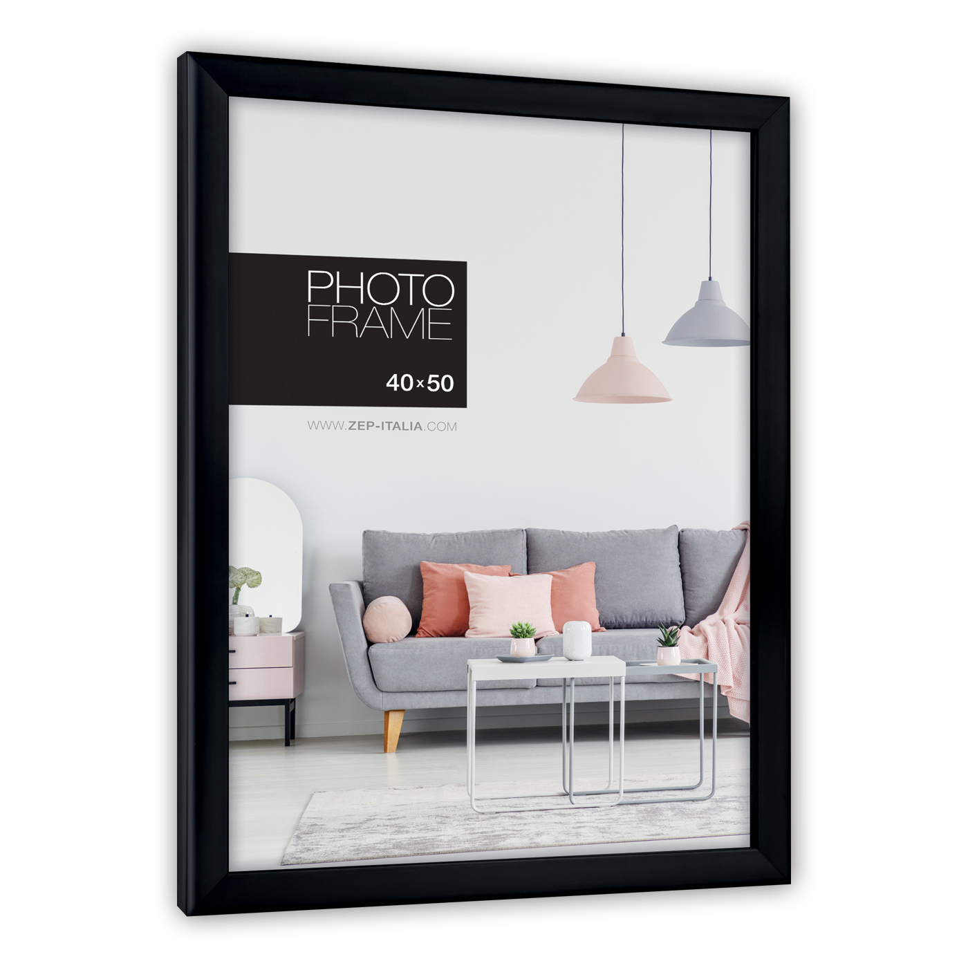 Zep fotoramme NP75B Edison sort, 50x70 cm
