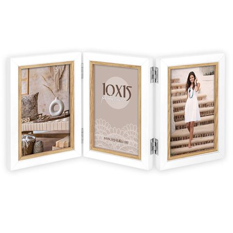 Zep fotoramme CV392 Ayas 3Q hvid, 3x 10x15 cm