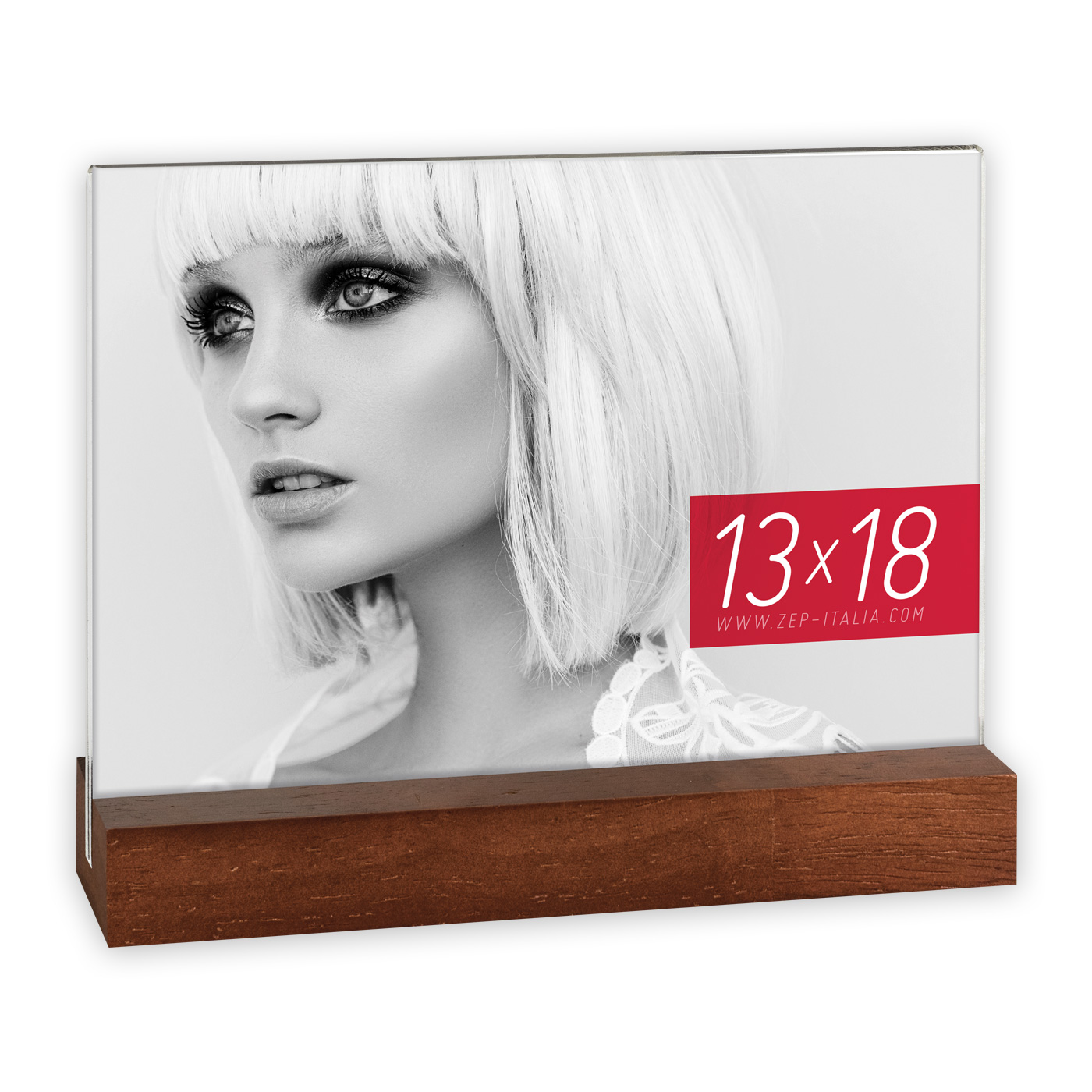 Zep akrylramme AQ968M Dresda transparent brun, 15x20 cm