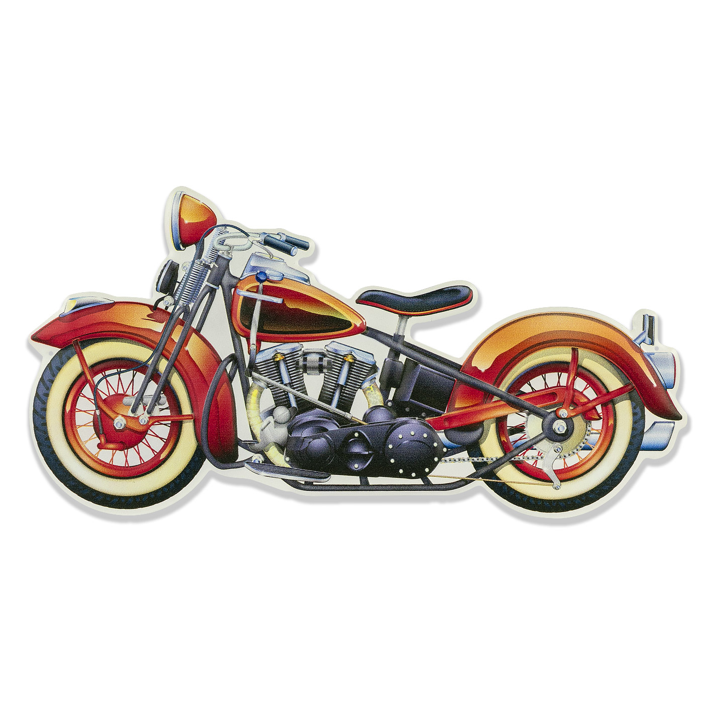 Zep vægdekoration Speed C YE549 motorcykel i metal