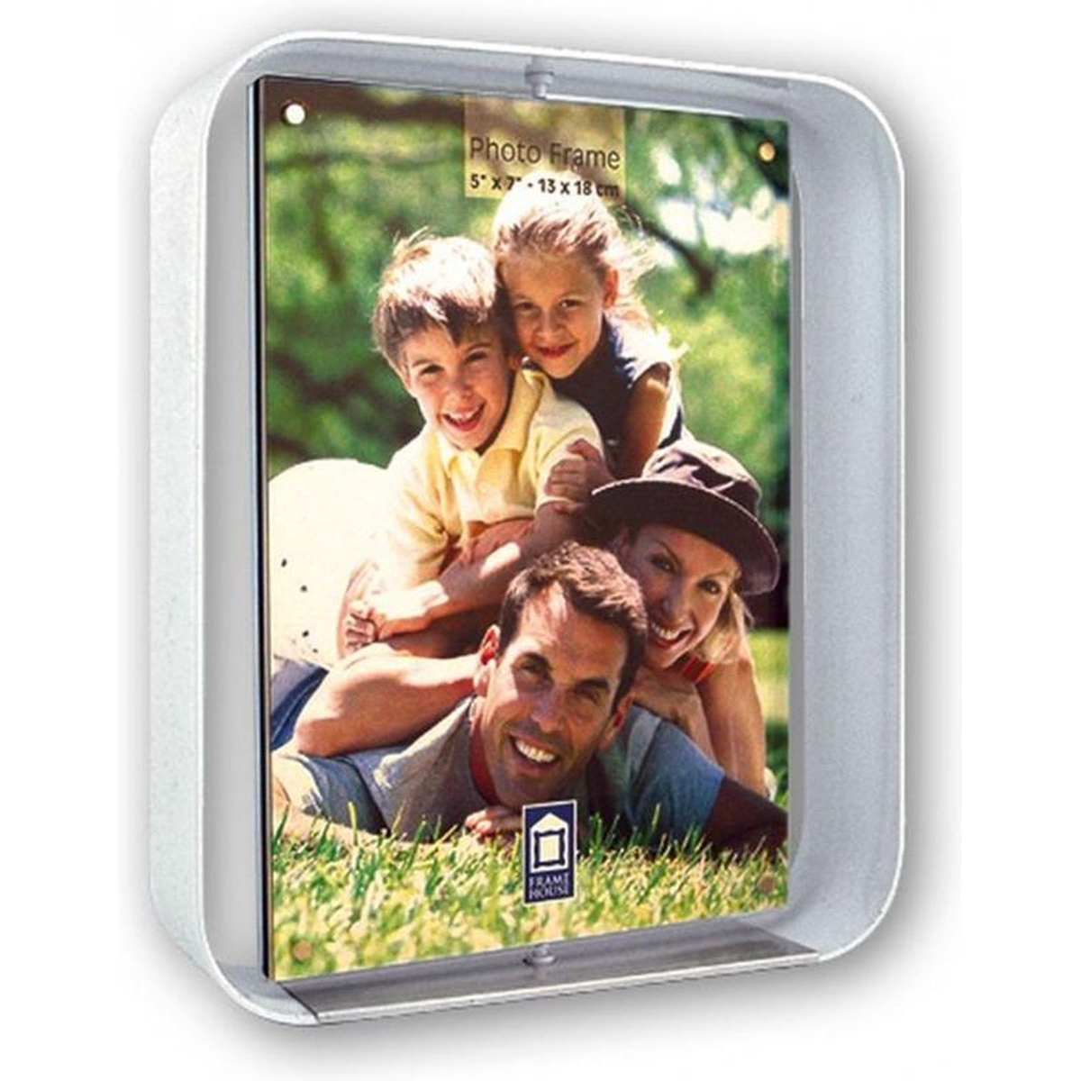 Zep dobbelt fotoramme 749CV2W hvid, 2x 13x18 cm