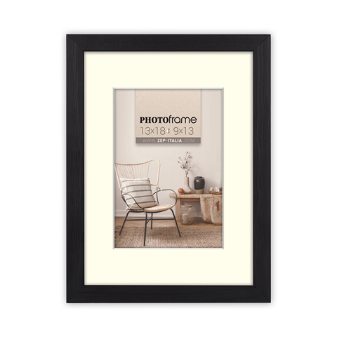 Zep Italia fotoramme V4554B Malmo sort, 30x40 / 40x50 cm