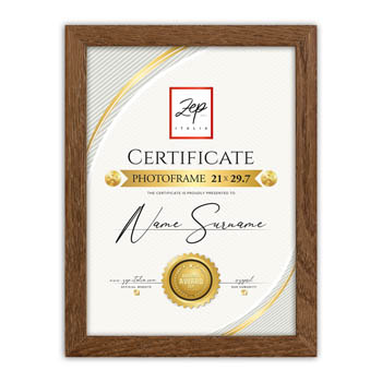 Zep Italia diplomramme V4729N Certificate brun, 29,7x42 cm (A3)