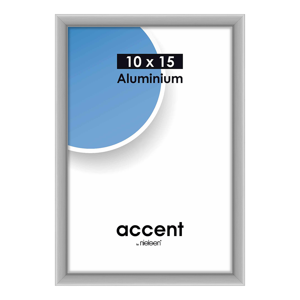 Nielsen fotoramme 51225 Accent stålgrå, 10x15 cm