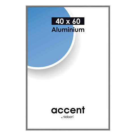 Nielsen fotoramme 55125 Accent stålgrå, 40x60 cm