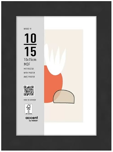 Nielsen fotoramme 5411126 Super 8 sort, 10x15 cm
