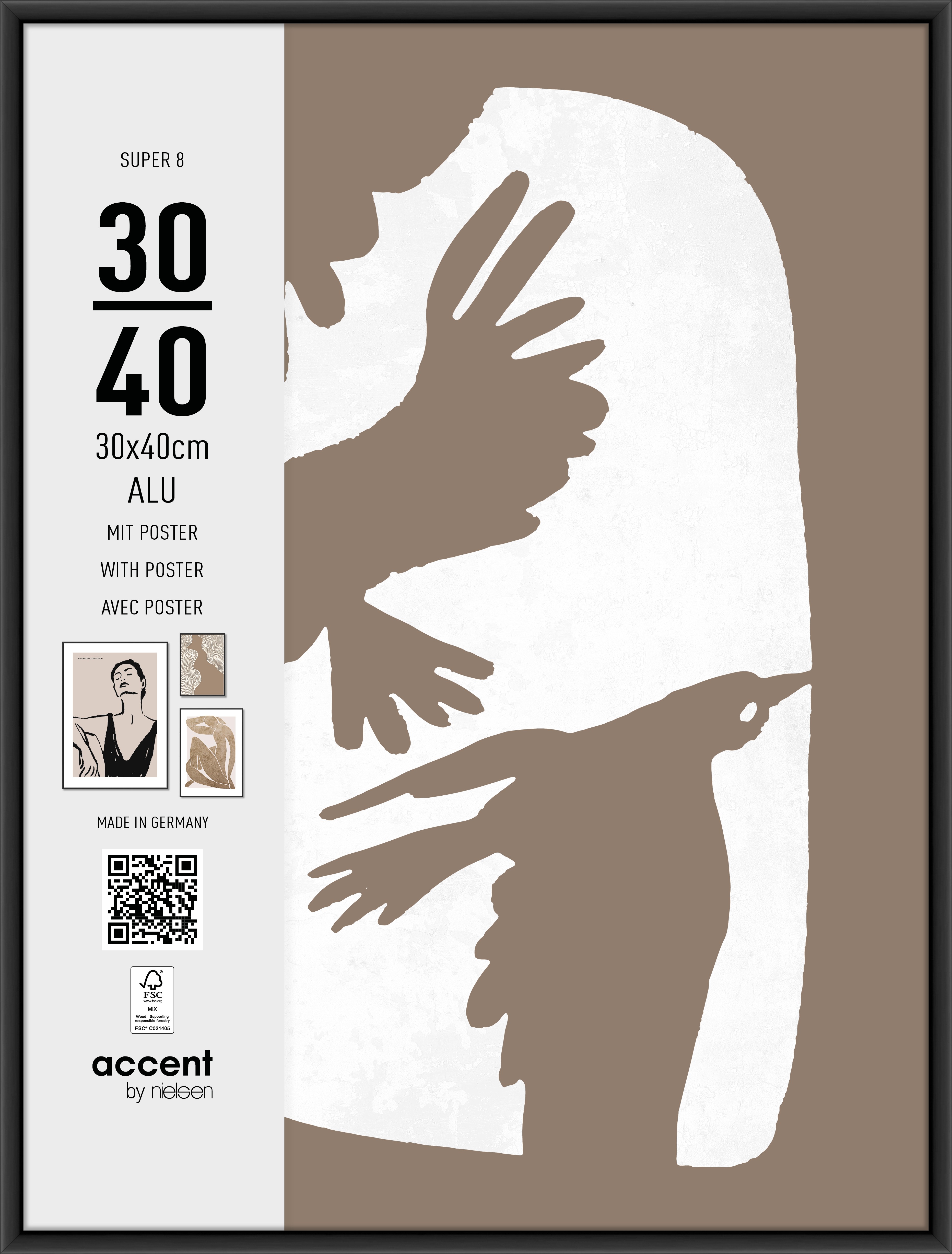Nielsen fotoramme 5430126 Super 8 sort, 30x40 cm