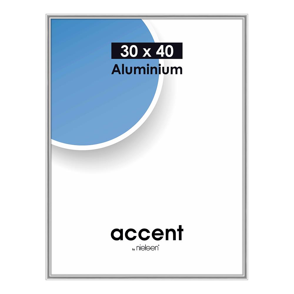 Nielsen fotoramme 51339 Accent blank hvid, 15x20 cm