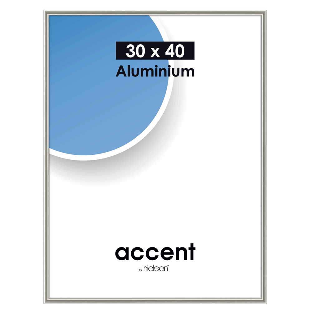 Nielsen fotoramme 52431 Accent pearl mercury, 30x40 cm