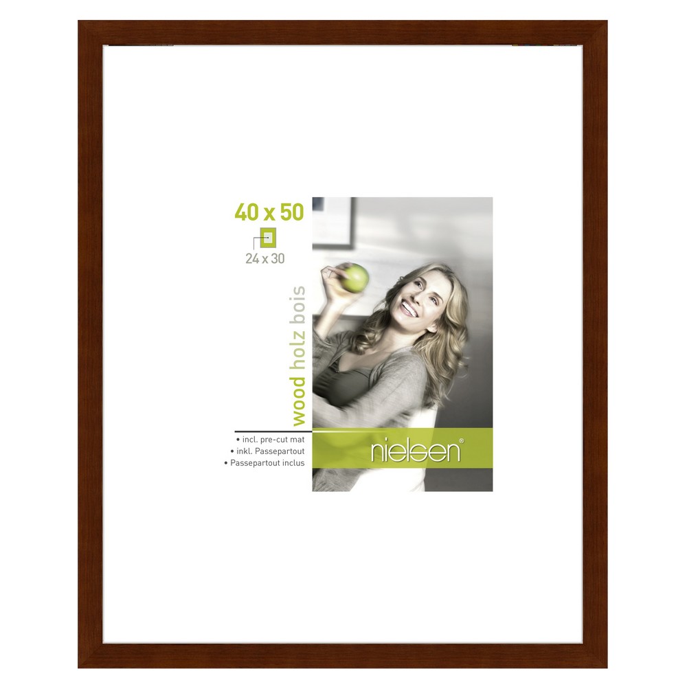 Nielsen fotoramme 8988021 Apollon sort, 40x50 / 24x30 cm