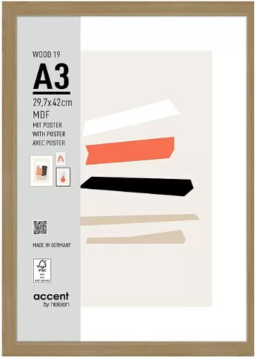 Nielsen fotoramme 3224204 Wood 19 natur 29,7x42 cm (A3)