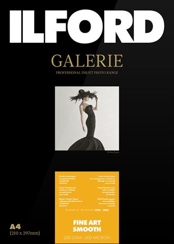Ilford Galerie FineArt Smooth fotopapir 200 g A4 25 ark