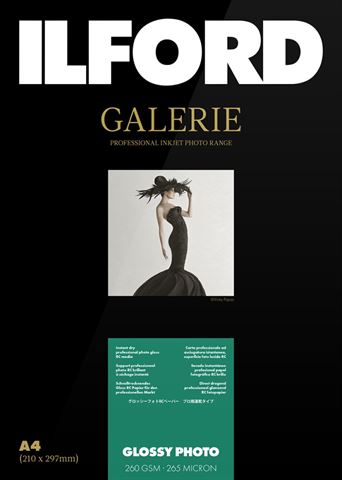 Ilford Galerie Glossy fotopapir 260 g A4 25 ark