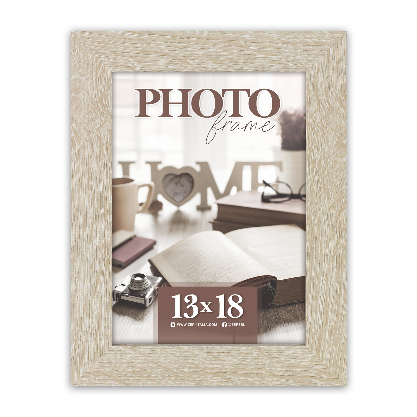 Zep fotoramme TR446C Renton C – lyst træ-look, 10x15 cm