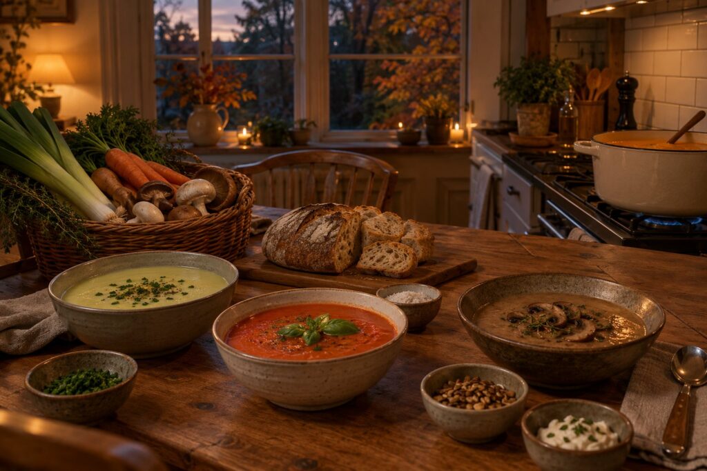Suppesæson: fem efterårssupper fra bunden